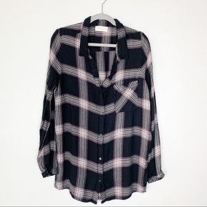 Side Stitch | Plaid Flannel Button Shirt